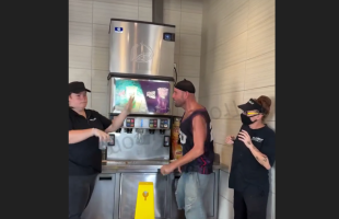 Homeless Guy Crashed Out On Taco Bell Employees After They Told Him He Couldn’t Get Nothing To Drink