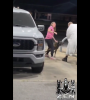 Dog Trainers Proves Why Women Need To Have Trained Dogs When Men Try To Holler At Them At The Gas Stations After Rejecting Them