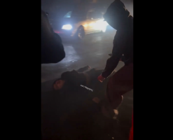Dude Gets Taken Out During A Car Show For Standing In The Way