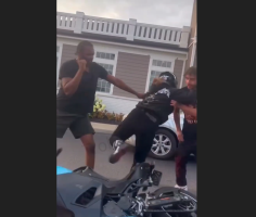 Dude Protects His Girlfriend By Shooting A Man That Kept Punching On His Girlfriend During A Road Rage