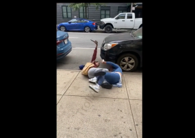 Woman Does A Show Trick To Stop Another Woman That Tried To Use A Knife On Her