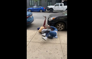 Woman Does A Show Trick To Stop Another Woman That Tried To Use A Knife On Her