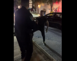 San Antonio Police Officer Put Hands On A Guy At The Gay Club After He Kept Rushing Up On Him And Growling