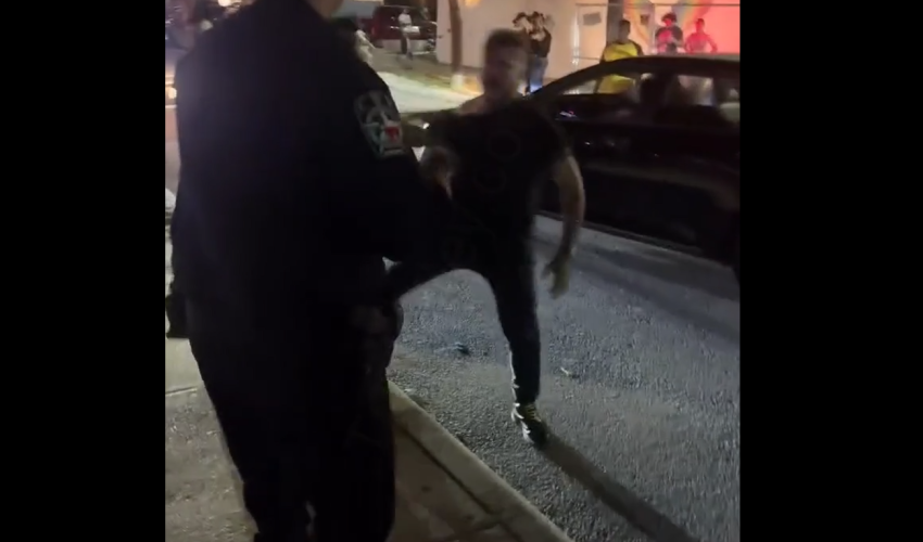 San Antonio Police Officer Put Hands On A Guy At The Gay Club After He Kept Rushing Up On Him And Growling