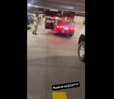 Dude Said The N Word And Tried To Run But He Took It Out On His Innocent Friend Instead After He Couldn’t Catch Him