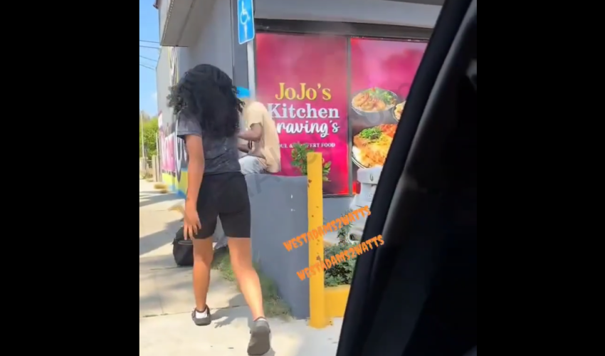 Girl Pulled Up And Pepper Sprayed A Homeless Man That Sold Her Fake Things