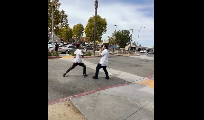 Dude Ask Somebody To Get His Manager After Catching A Fade With Someone For Stealing