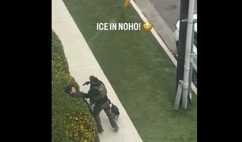 Ice Agent Pointed His Gun In A Bystander Face For Helping A Illegal Immigrant