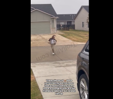 Mother Goes Off After A Young Boy That Came On Her Property And Disrespected Her Because She Wouldn’t Let Her Some Come Outside