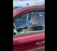 Guy Was Terrified To Get Out The Car After Disrespecting A Black Man
