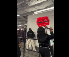Burlington Employees Throws Store Items At A Man After They Caught Him Stealing