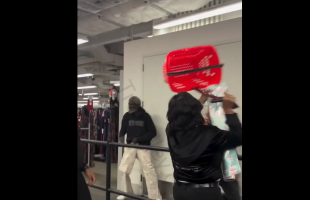 Burlington Employees Throws Store Items At A Man After They Caught Him Stealing