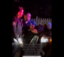Police Gets Triggered And Jumped A Guy That Kept Talking Crazy To Them
