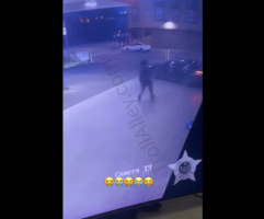 Dude Falls Out The Car After He Tried To Get In After Spinning The Block