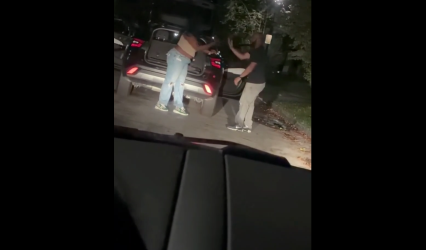 Weird Relationship Altercation Caught In 4k In New York