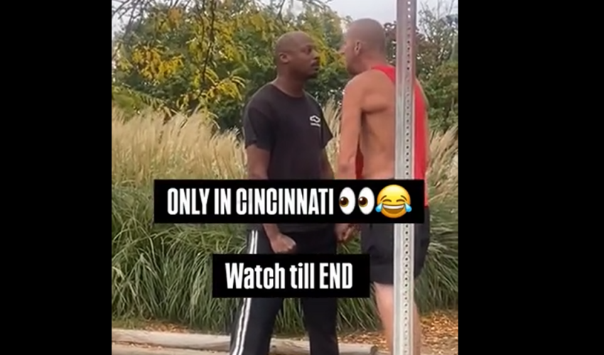 Dude Gets Mad After A Guy Kept Walking Up On Him