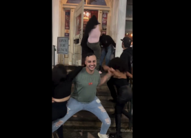 Dude Stopped Two Women From Jumping In To Help Their Friend Because She Was Losing Against A Girl