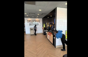 Mcdonalds Employee Gets Told To Clock Out By Manager After He Got Caught Punching The Wall Because He Was Mad