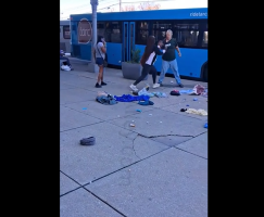 Dude Put His Hands On The Wrong Woman And Found Out