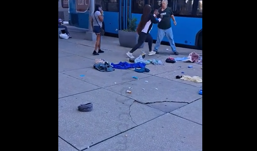 Dude Put His Hands On The Wrong Woman And Found Out