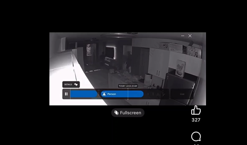 Dude Instantly Gets Hit With A Drac After Breaking Into Somebody House