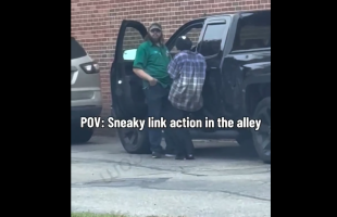 Two Bystanders Thought This Was A Woman Until He Turned Around