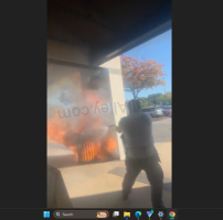 Man Had No Idea He Was Using A Water Fire Extinguisher To Put Out A Fire