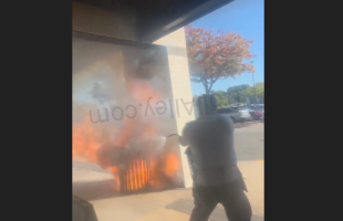 Man Had No Idea He Was Using A Water Fire Extinguisher To Put Out A Fire