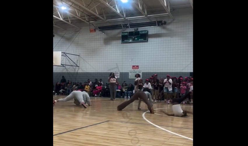 Two Teachers Breaks Out Of Professional Character And Started Having A Dance Battle In Front Of Their Students