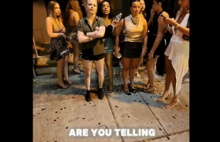 Random Girl Tried To Put Hands On A Guy After He Wouldn’t Walk Away While Waiting On His Uber