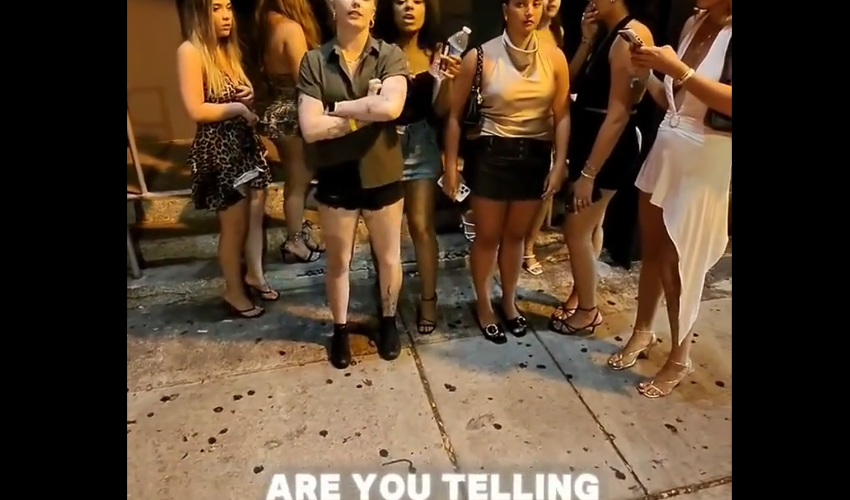 Random Girl Tried To Put Hands On A Guy After He Wouldn’t Walk Away While Waiting On His Uber