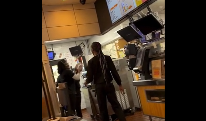 Gay Burger King Employee Gets Into A Heated Argument With His Female Coworker