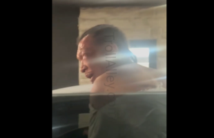 Man Begs A Guy To Calm Down After Getting Knotted Up