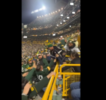 Green Bay Packers Fans Didn’t Like This Green Bay Packer Fan Talking Crazy To Them