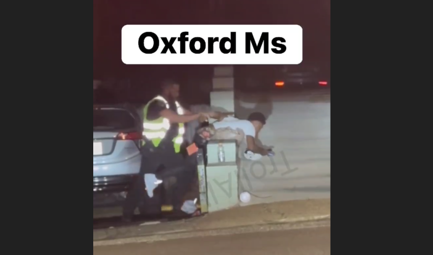Mississippi Police Caught Arresting A Man In A Weird Way