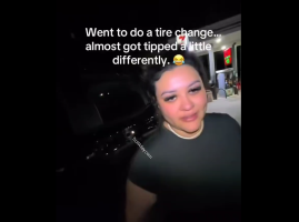 Woman Tried To Come On To A Man After He Fixed Her Tire But She Wanted To Pay Him In A Different Way And This Was His Response