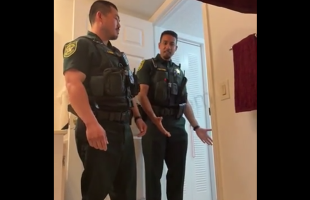 Police Tried To Get A Sneak Peak Of A Woman In The Shower After Breaking Into Her Home