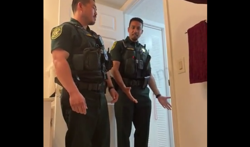 Police Tried To Get A Sneak Peak Of A Woman In The Shower After Breaking Into Her Home