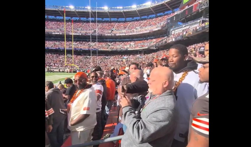 Guy Gets His Phone Taken And Handled At A Browns Football Game After He Refused To Move While Taking A Picture Of Someone
